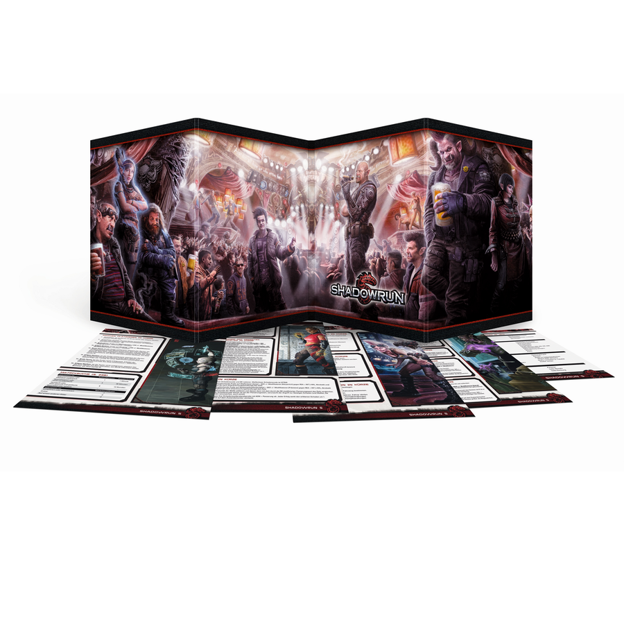 Shadowrun 5: Sichtschirm-Pack (4-seitig im Hardcover) - DE