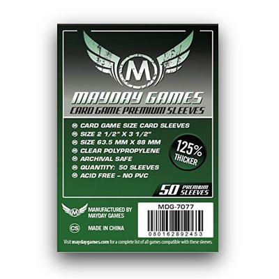 Mayday Games: Sleeves – Standard Card Game „Premium“ (63,5×88) – 50 Stk