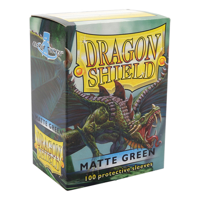 Dragon Shield: Sleeves – Standard „Green Matte“ – 100 Stk