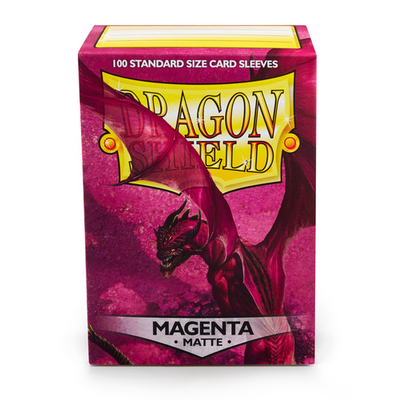Dragon Shield: Sleeves – Standard „Magenta Matte“ – 100 Stk