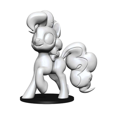My Little Pony: Deep Cuts Unpainted Miniatures - Pinkie Pie