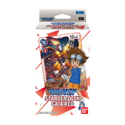 Digimon Card Game: Starter Deck „Gaia Red ST-1“ – EN