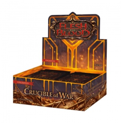 Flesh and Blood: Crucible of War - Unlimited Booster Display (24 Packs) - EN