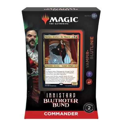 Magic: Innistrad Blutroter Bund Commander Deck: Vampir-Blutlinie – DE