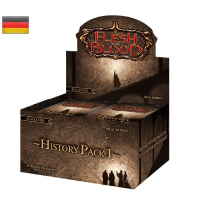 Flesh and Blood: History Pack 1 (Black Label 36 Packs) – DE
