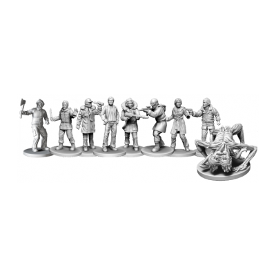 The Thing: Miniatures Set "Norwegischer Außenposten" - EN