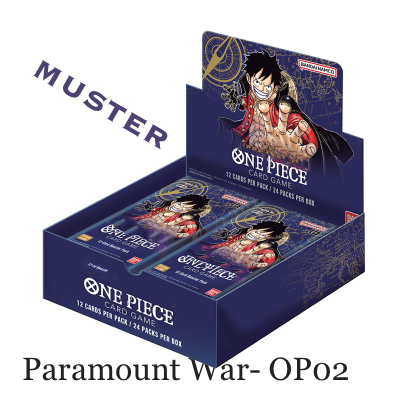 One Piece TCG: Paramount War OP02 „Booster Display (24 Packs)“ – EN