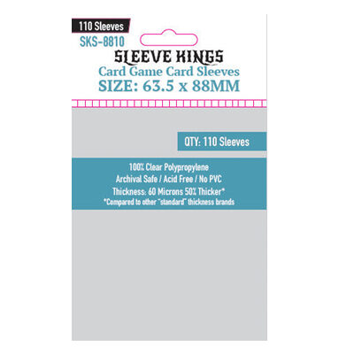 Sleeve Kings: Sleeves – „Card Game“ (63,5×88) – 110 Stk