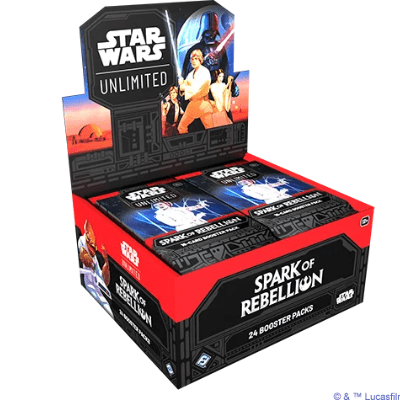 Star Wars Unlimited: Spark of Rebellion (24 Booster-Display) – EN *** PREORDER ***