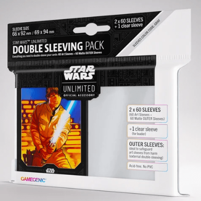 Star Wars Unlimited: Art Sleeves Double Sleeving Pack „Luke Skywalker“  *** PREORDER ***