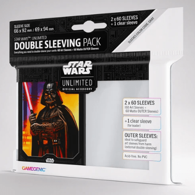 Star Wars Unlimited: Art Sleeves Double Sleeving Pack „Darth Vader“  *** PREORDER ***
