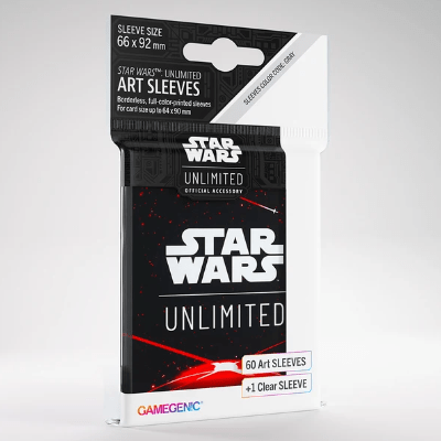 Star Wars Unlimited: Art Sleeves „Space Red“  *** PREORDER ***