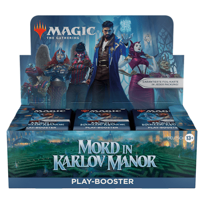 Magic: Mord in Karlov Manor – Play Booster Display (36 Packs) – DE