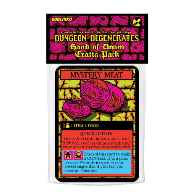 Dungeon Degenerates: Errata Pack - EN