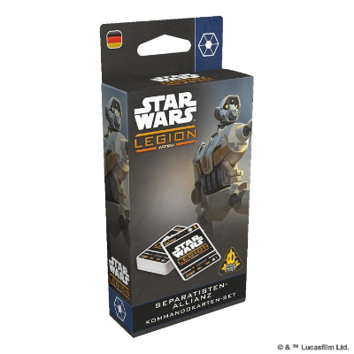 Star Wars Legion: Separatisten-Allianz Kommandokarten-Set – DE/EN