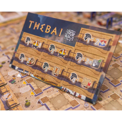 Thebai: Alternative Torplättchen und neue Auftragskarten "Mini-Erweiterung" - DE