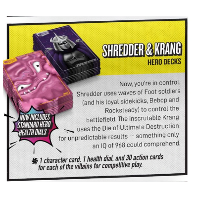 Unmatched Adventures: TMNT Shredder & Krang Deck - EN