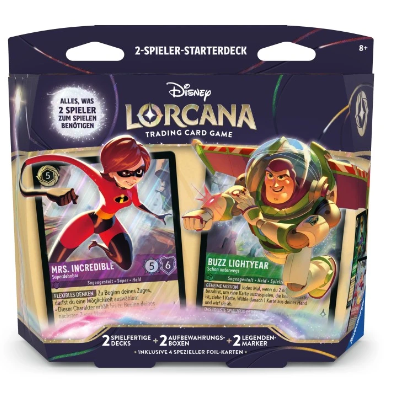 Disney Lorcana: Unbekannte Wildnis: Zwei-Spieler Starterdeck - DE