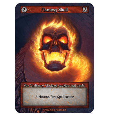 Flaming Skull *foil*
