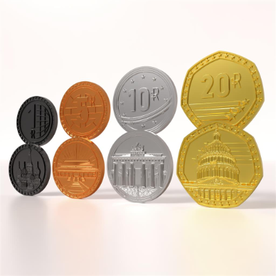 World Order: 85 Metal Coins